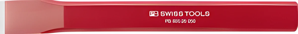 PB Swiss Tools Flachmeissel, rot pulverbeschichtet