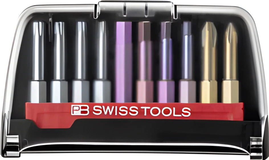 PB Swiss Tools PrecisionBits E6, Set in BitCase