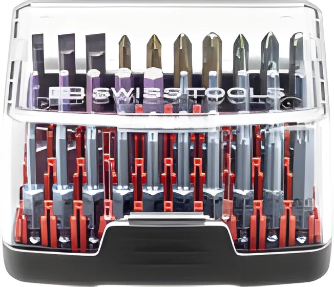 PB Swiss Tools PrecisionBits E6, Set in BitBox